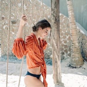 Kivari striped long sleeve top